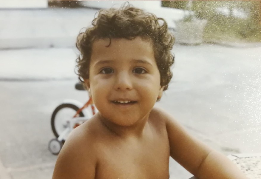 Antonello as a young boy in Cosenza, Italy in 1990