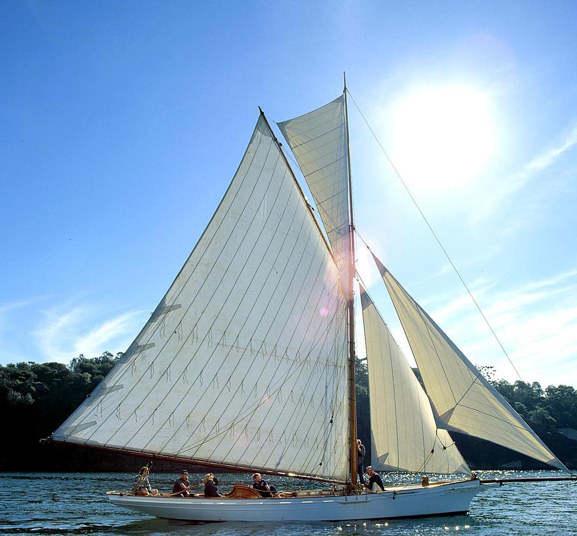 39 foot gaff cutter AKARANA. ANMM Collection 00001600. Image: Andrew Frolows/ANMM.