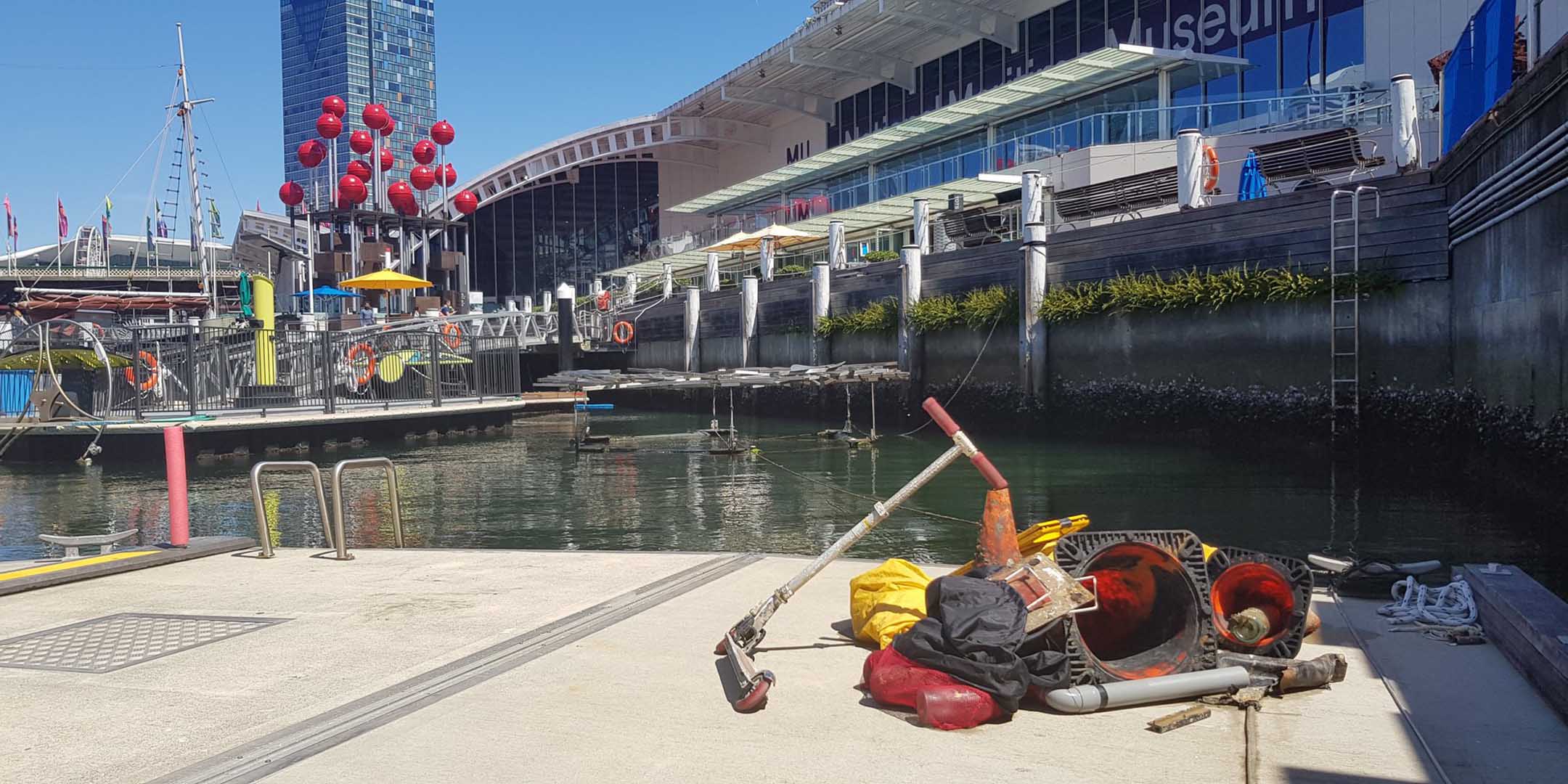 Clean Up Australia Day at the Museum, 2019. With our partners Silentworld Foundation. 