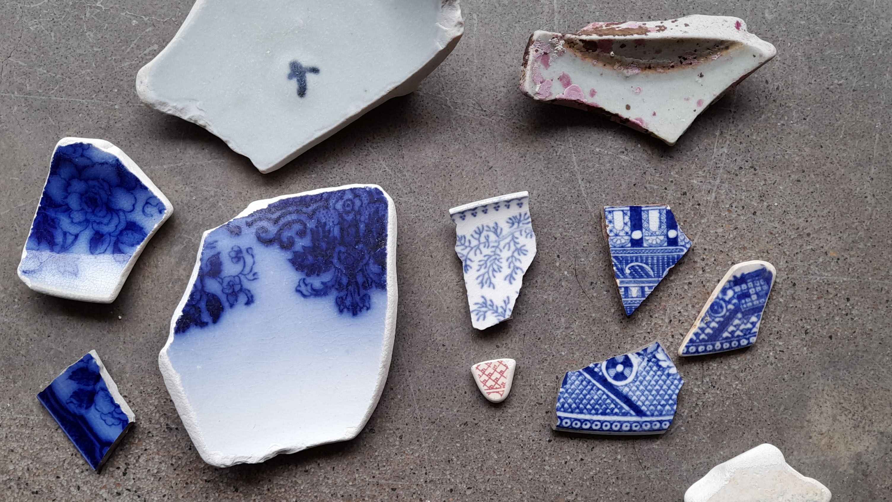 maritime archaeological finds - ceramic fragments