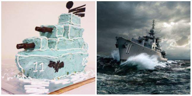 How to make a buttercream battleship cake