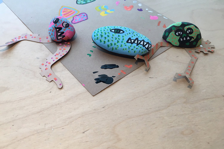 Make your own goofy gastroliths - prehistoric pet rocks