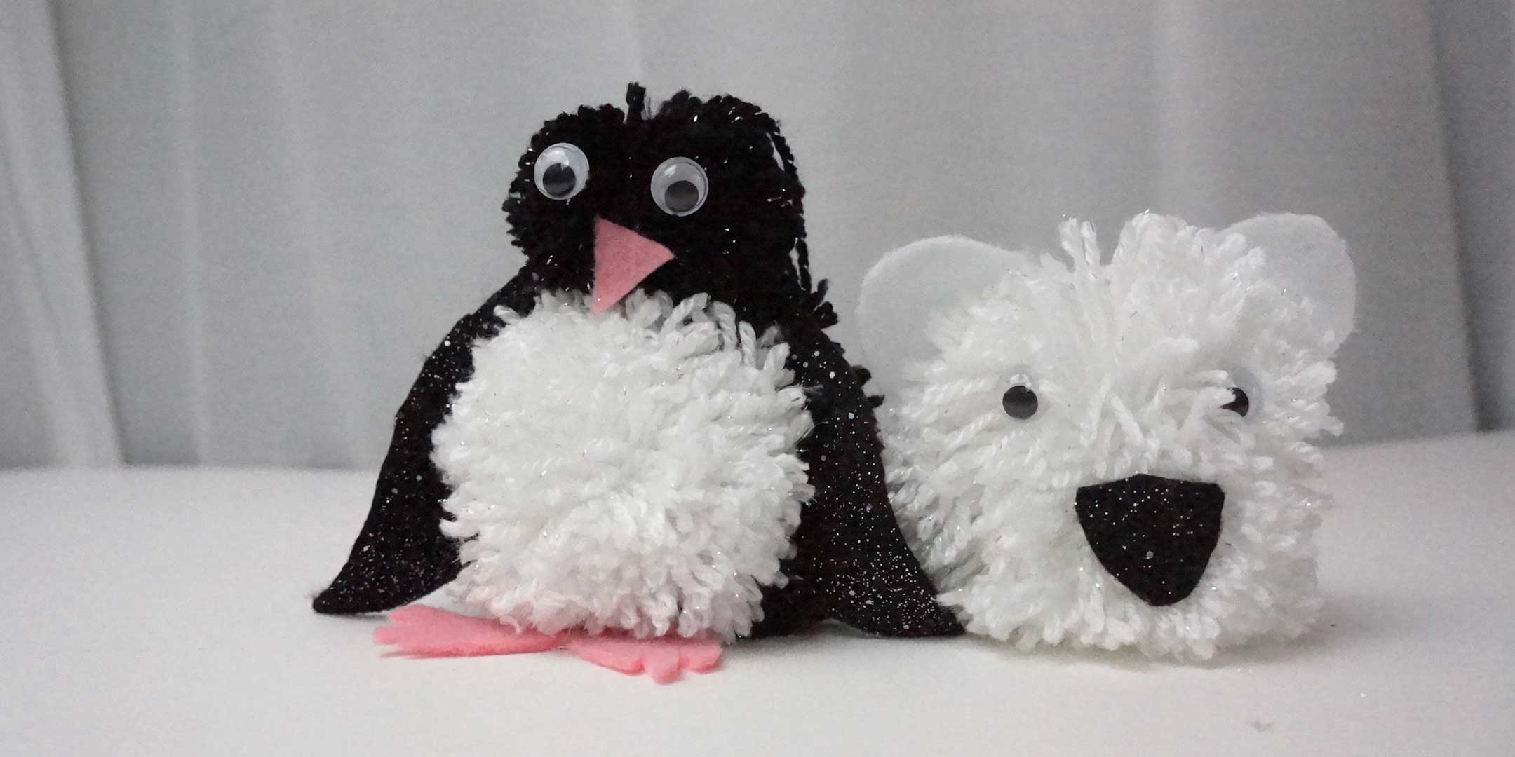 How to make polar pom poms