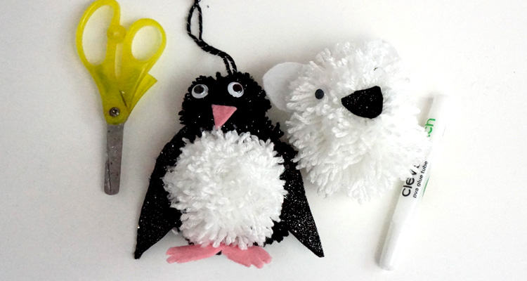 How to make polar pom poms