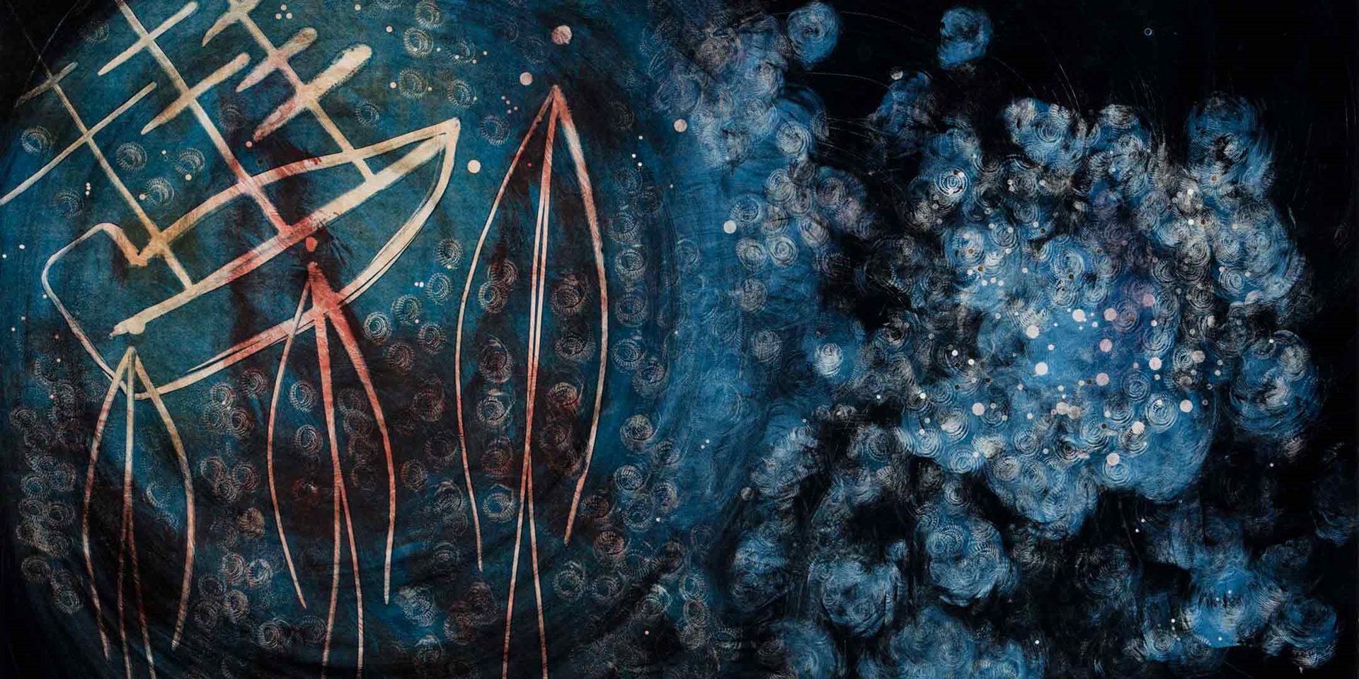 Constellation, artist: Gail Mabo, 2014. ANMM Collection 00054564 