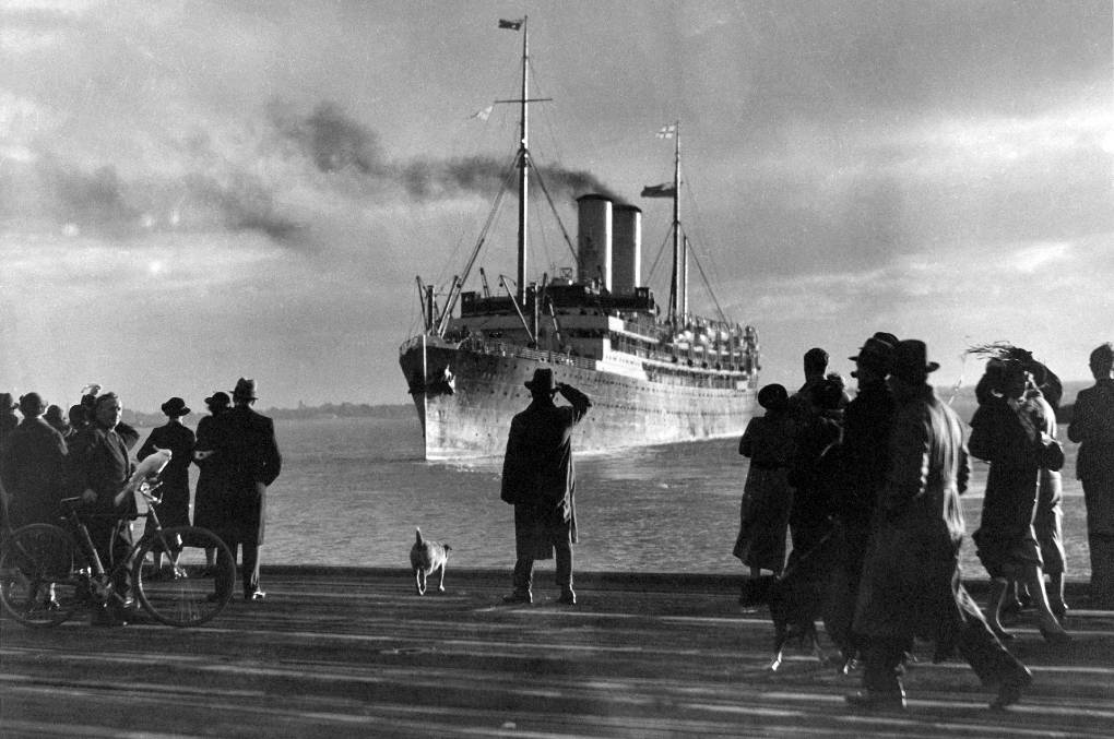 SS Orsova was built in 1908 at Clydebank, Scotland by John Brown & Co Ltd of Glasgow and operated a passenger service between the UK and Australia from 1909 until 1936. It is shown here on its last voyage. National Maritime Collection